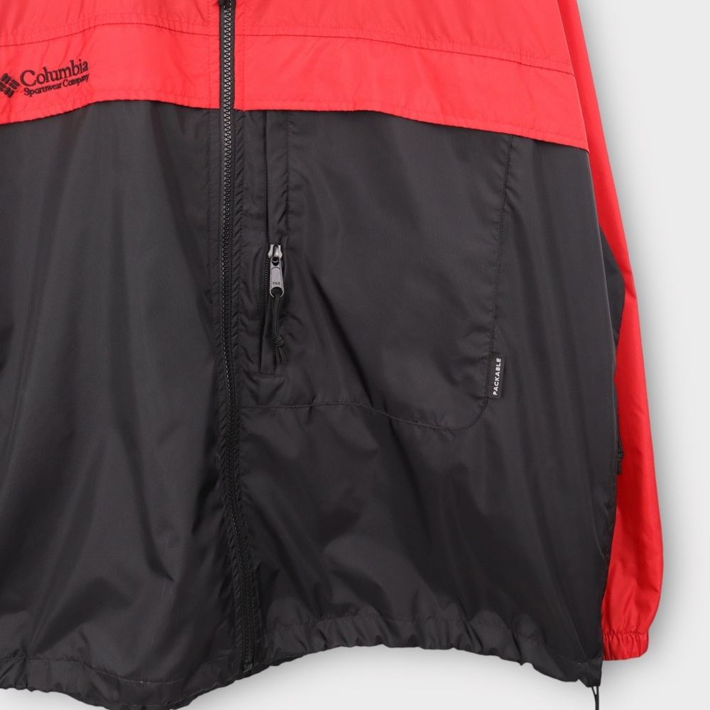 Vintage Columbia Jacket Men’s Size XL‎ 90’s Black/Red Lightweight Windbreaker - Picture 3 of 5